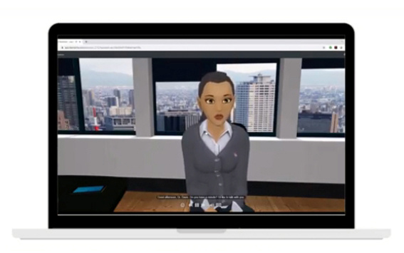 Interactive 3D simulations helping executives and employees master uncomfortable conversations