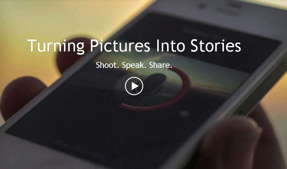 SpeakingPhoto: The app that turns pictures into stories could be useful for Scoopshoters during the world cup in Brazil